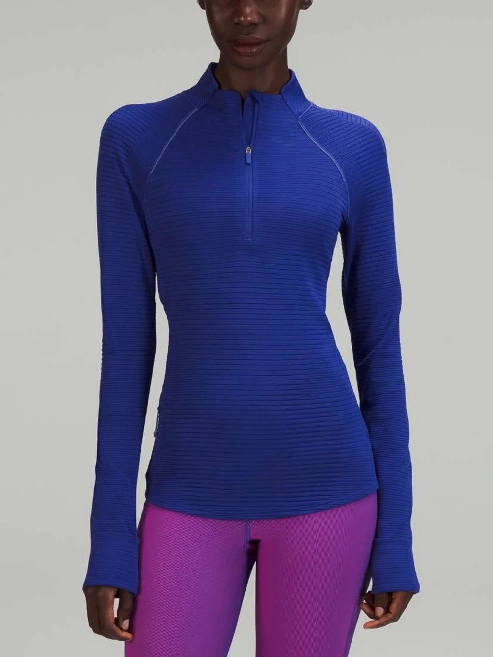 Lululemon Ventscape Half-Zip Long Sleeve in Psychic SZ 4